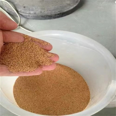 Polished walnut shell filter material for wastewater treatment walnut shell
