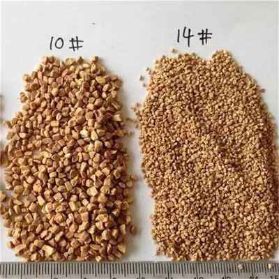 Polished walnut shell filter material for wastewater treatment walnut shell
