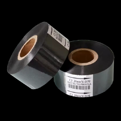Expiration date ribbon Width 30mm length 100M Hot Foil Printing Ribbon for date coding foil