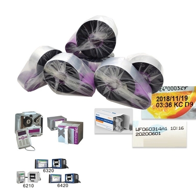 33mm 600M videojet 6210 Markem smartdate ribbon printer markem carbon ribbon
