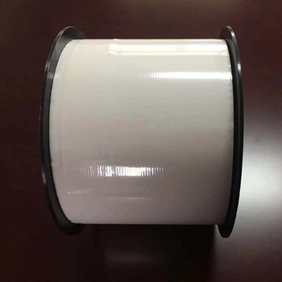 White Colored 10mm*12000m   High Adhesive Hot Stamping Foil Ribbon For Cable&Pipe Marking Tape Date Coder