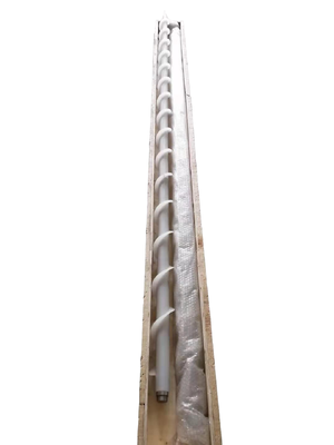 Customized  Standard/  Vertical  / Inclined / leveling  Plastic PP screw conveyors For Conveying Cotton Seed