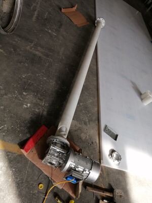 Customized  Leveling  / Inclined Plastic PP screw conveyor