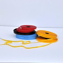 White Colored 10mm*12000m   High Adhesive Hot Stamping Foil Ribbon For Cable&Pipe Marking Tape Date Coder