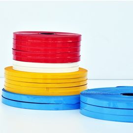 Yellow Color 10mm Width 12000m Length hot  Stamping Ribbon For Cable Batch Number Printing