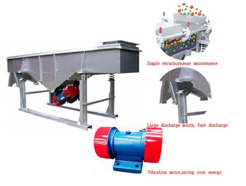 1-5 layers High Frequency  linear vibrating screen sieving machine for rice bran