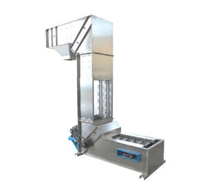 C / Z type  Rice Mill Grain Stainless Steel Chain Link Conveyor  Belt  Bucket Elevator Price