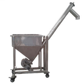 Stainless Steel cement tubular screw conveyor with hopper