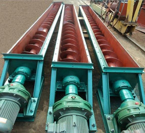Customized  Leveling  / Inclined screw conveyors are  for feeding, conveying, mixing and blending salt, coal, lime