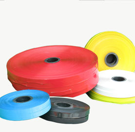 Factory Supply Meter hot stamping machine white black ribbon specification width 10mm 8mm PE pipe ribbon