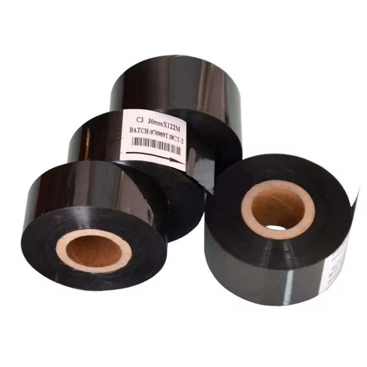 Expiration date ribbon Width 30mm length 100M Hot Foil Printing Ribbon for date coding foil