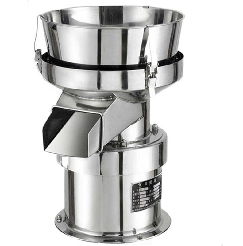 High Frequency Round Single Deck Food Malt Flour Soybean Milk Separator Filter Vibrating Sieve Machine