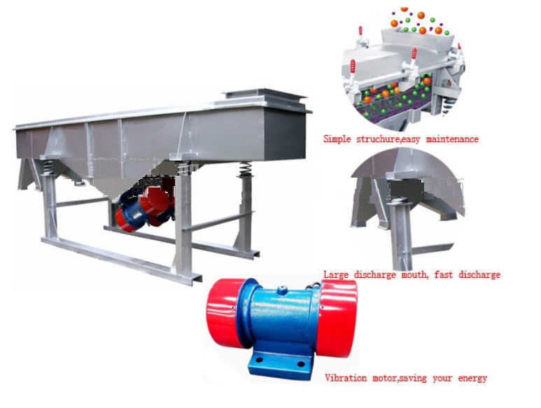 1-5 layers High Frequency  Carbon steel Linear Vibrating Screen / sieve shaker for ore