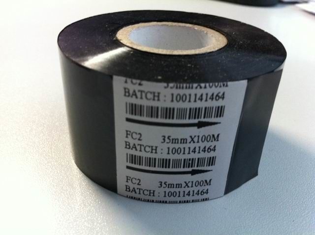 30MM width 100M date coding machine Black color hot stamping foil