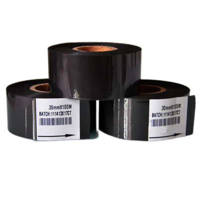 25 mm x 100 m Estampado en caliente máquina de codificación de fecha tamaño personalizable cinta de codificación de fecha de estampado en caliente